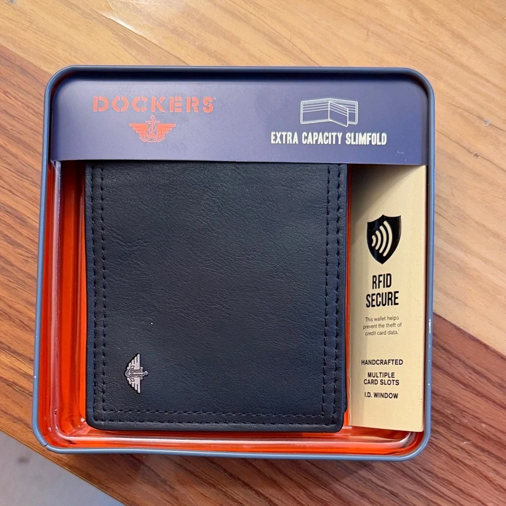 Dockers Black Slimfold RFID Wallet